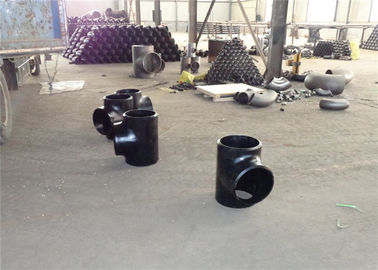 Butt Welding Steel Pipe Fittings Tee A234 WPB SCH80 Tee Bevel End Design