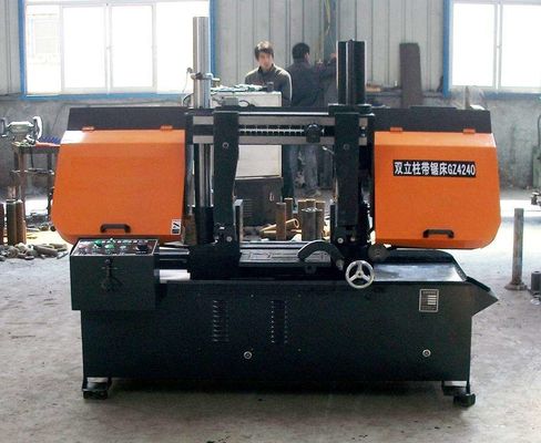 Double Column Hydraulic Type Semi Automatic Band Saw Machine